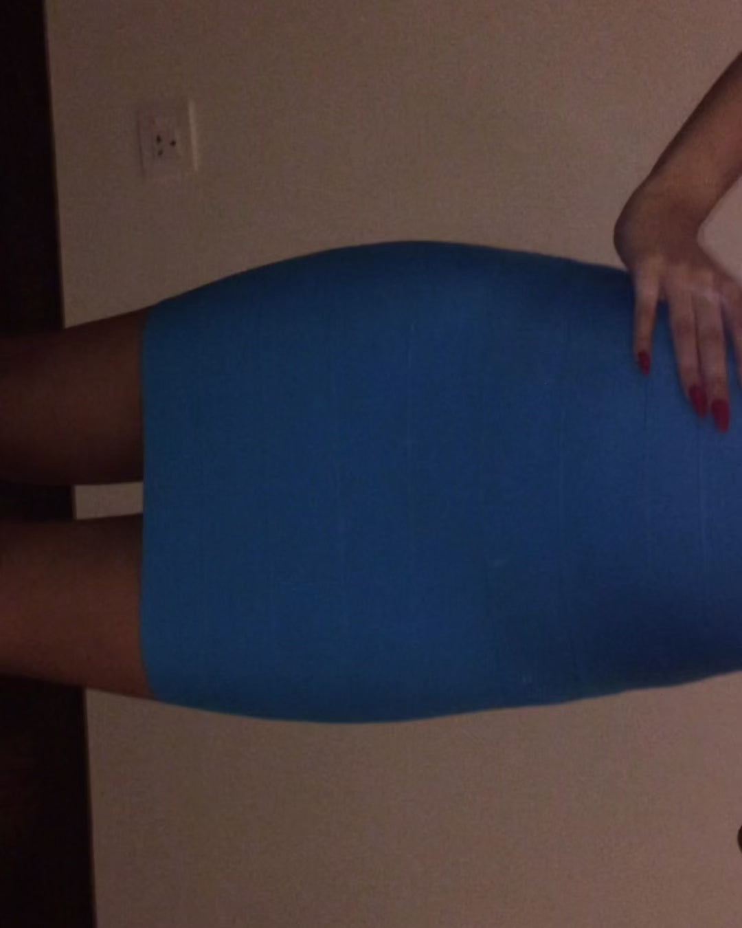 casual threat margot blue bandage mini dress india